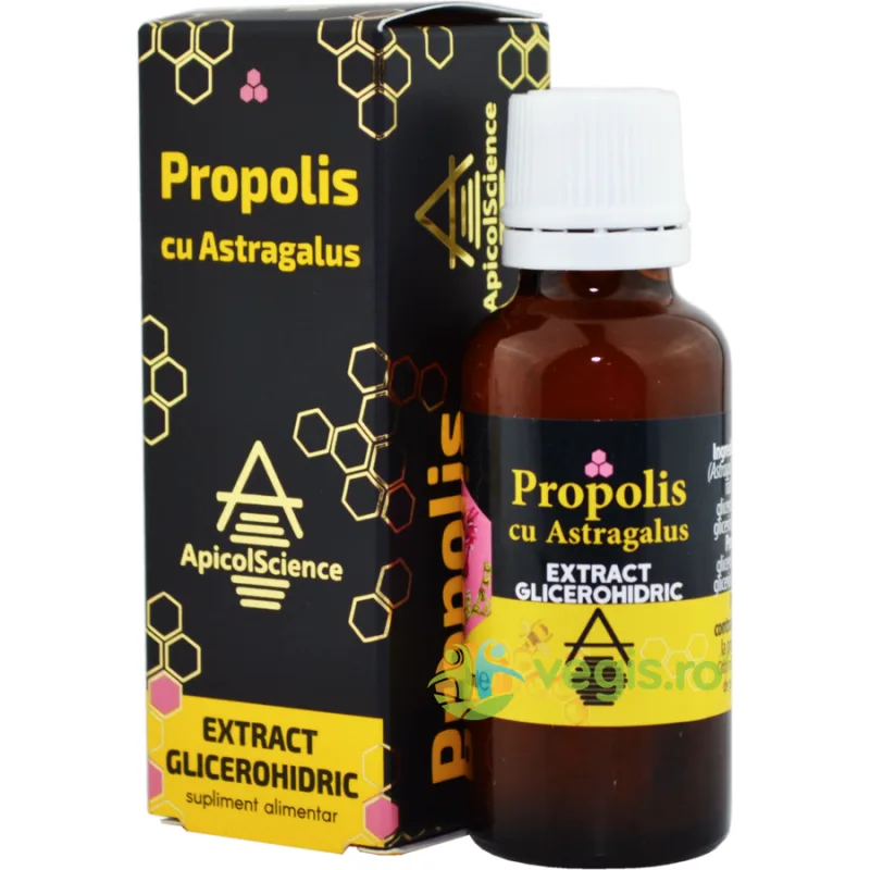 Propolis cu Astragalus Extract Glicerohidric 30ml APICOLSCIENCE — preț și oferte