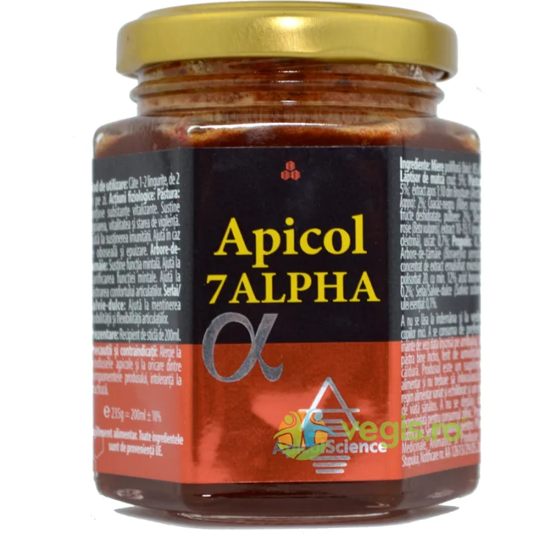 Mierea Rosie Apicol7Alpha  200ml APICOLSCIENCE — preț și oferte