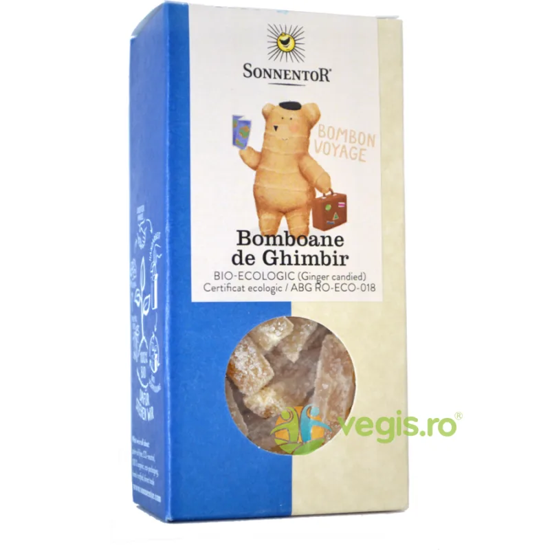 Bomboane Ghimbir Bio 75gr SONNENTOR — preț și oferte