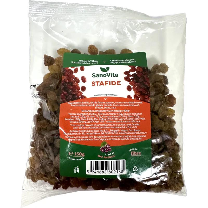Stafide 150g SANOVITA — preț și oferte