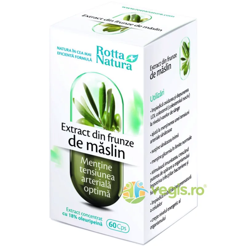 Frunze De Maslin Extract 60cps ROTTA NATURA — preț și oferte