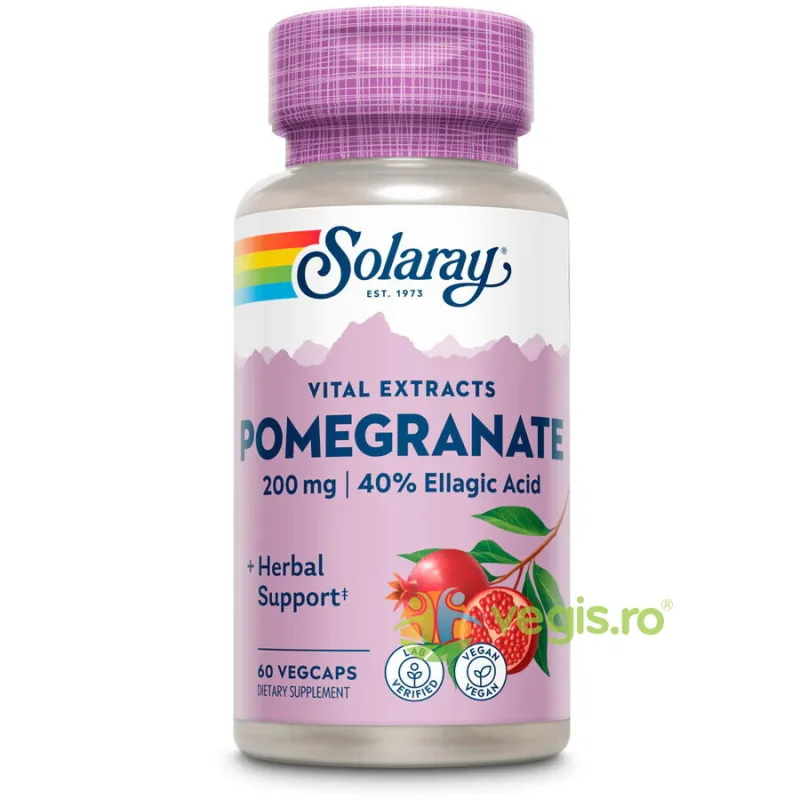 Pomegranate (Rodie) 60cps Secom, Solaray — preț și oferte