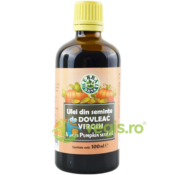 Ulei din Seminte de Dovleac Virgin 100ml Herbavit — preț și oferte