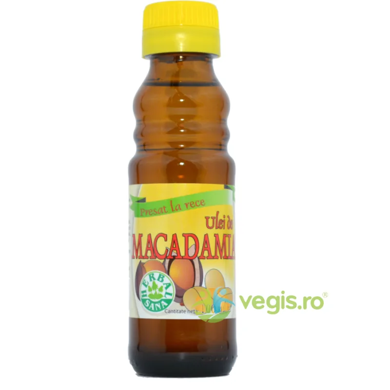 Ulei de Macadamia Presat la Rece 100ml Herbavit — preț și oferte