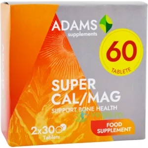 Super Cal/Mag Calciu Magneziu 60tb (30tb+30tb)