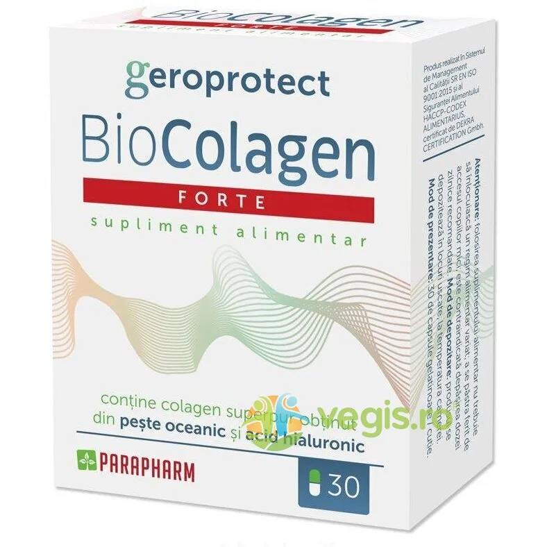 BioColagen Forte 30cps Quantum Parapharm — preț și oferte