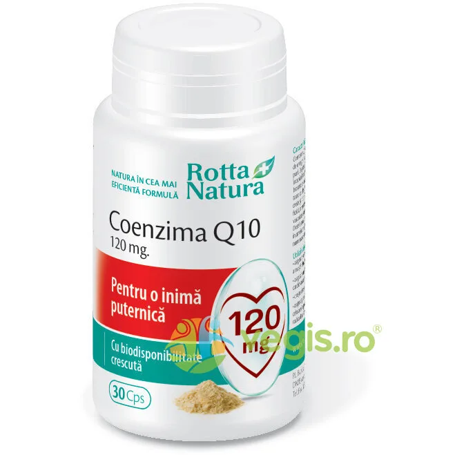 Coenzima Q10 120mg 30cps ROTTA NATURA — preț și oferte