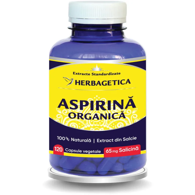 Aspirina Organica 120cps HERBAGETICA — preț și oferte