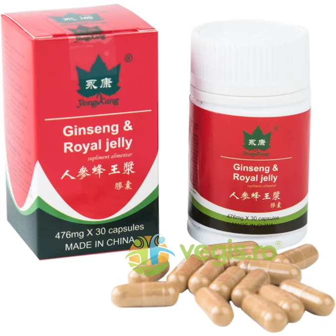 Ginseng + Royal Jelly 476mg 30cps YONG KANG — preț și oferte