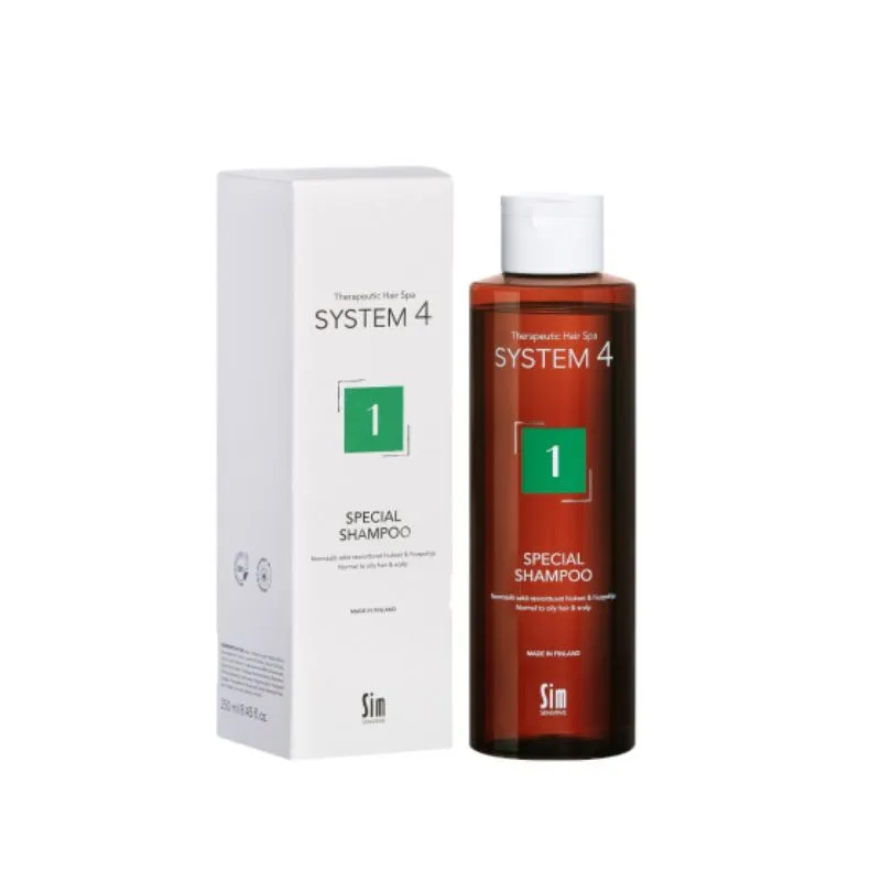 Sampon Special 1 pentru scalp si par gras cu matreata System 4, 250ml, Sim Sensitive — preț și oferte