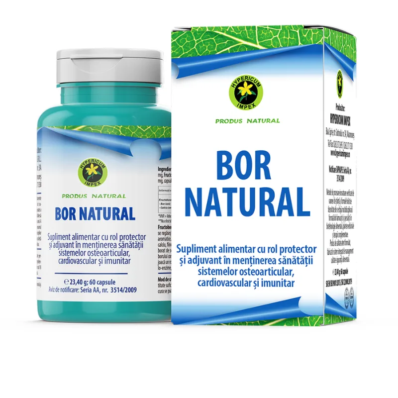 Bor Natural 60cps Hypericum — preț și oferte
