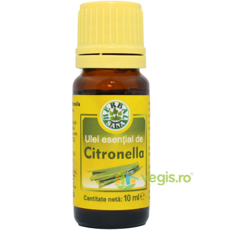 Ulei Esential Citronella 10ml Herbavit — preț și oferte