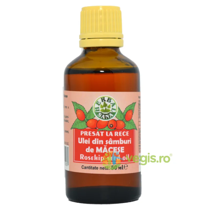 Ulei Din Samburi De Macese 50ml Herbavit — preț și oferte