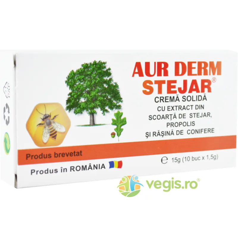 Aur Derm Supozitoare S de Stejar 1.5gX10buc. LAURMED — preț și oferte