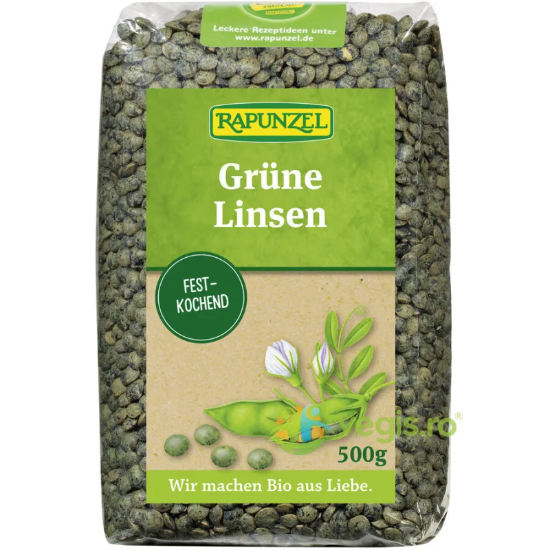Linte Verde Ecologica/Bio 500g Rapunzel — preț și oferte