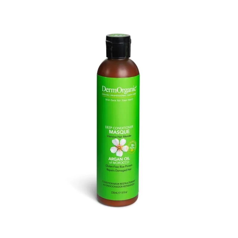 Masca reparatoare pentru par cu ulei de argan, 236 ml, DermOrganic — preț și oferte