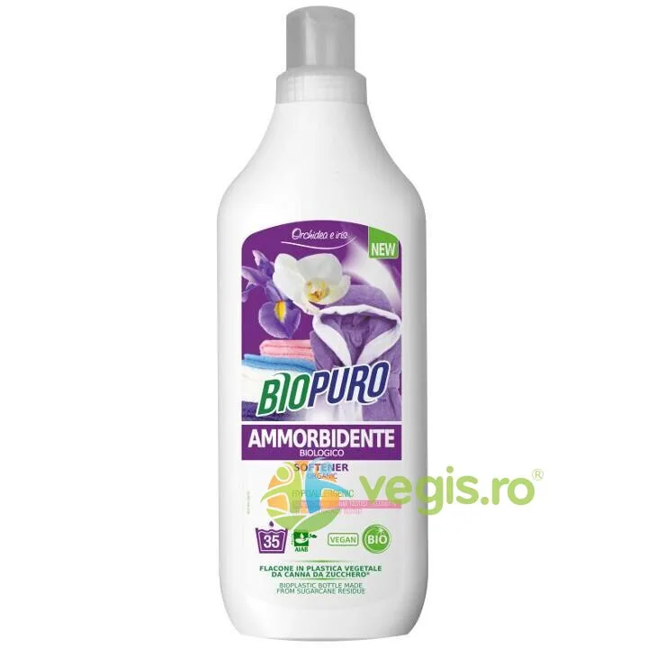 Balsam Hipoalergen Pentru Rufe cu Iris si Orhidee Ecologic/Bio 1000ml BIOPURO — preț și oferte