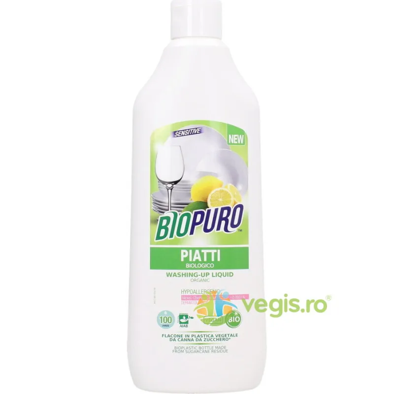 Detergent pentru Vase Ecologic/Bio 500ml BIOPURO — preț și oferte