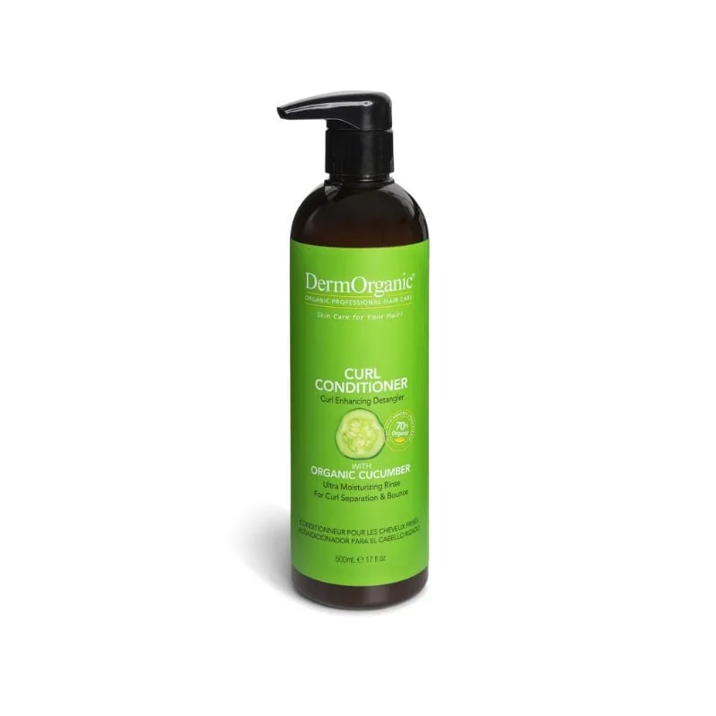 Balsam fara sulfati pentru par cret, 500 ml, DermOrganic — preț și oferte