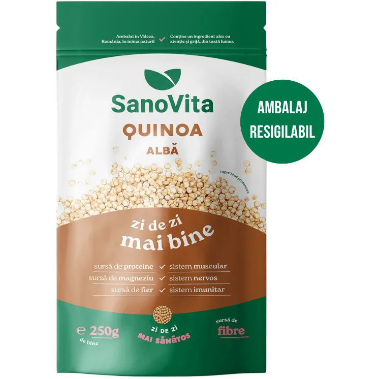Quinoa Alba 250g SANOVITA — preț și oferte