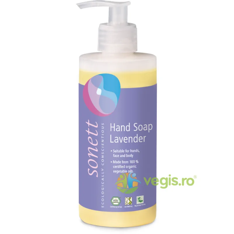 Sapun Lichid cu Lavanda Bio 300ml SONETT — preț și oferte