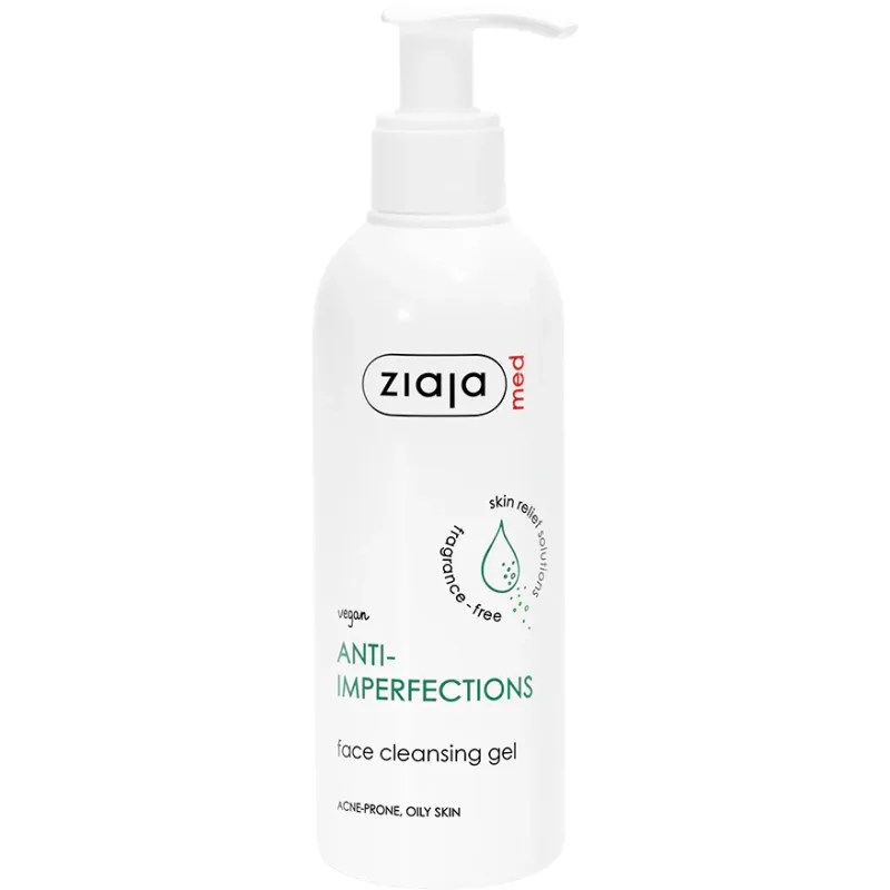 Gel de Curatare Antibacterian pentru Piele Grasa, Acnee, Seboree 200ml ZIAJA — preț și oferte