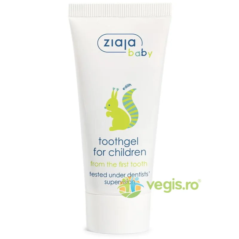 Pasta de Dinti Gel pentru Copii fara Fluor (6 luni +) 50ml ZIAJA — preț și oferte