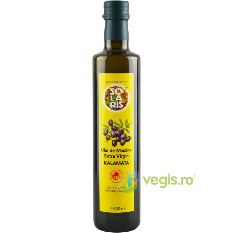 Ulei de Masline Extra Virgin Kalamata 500ml SOLARIS — preț și oferte