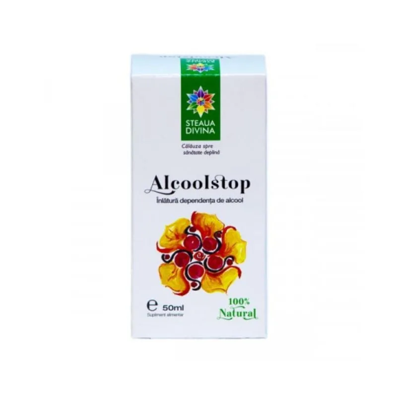 Tinctura Alcoolstop, 50 ml, Steaua Divina — preț și oferte