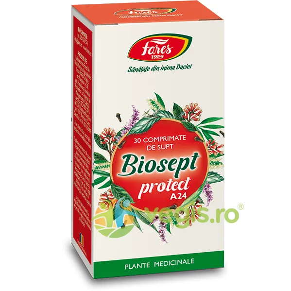 Biosept Protect (A24) 30cpr masticabile FARES — preț și oferte