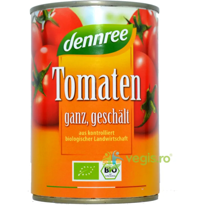 Tomate Cojite In Sos De Rosii Ecologice/Bio In Doza 400g Dennree — preț și oferte