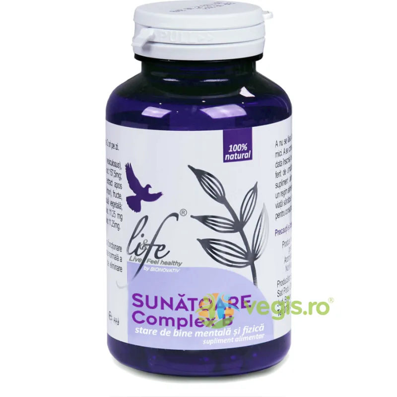 Sunatoare + Complex B 60cps BIONOVATIV — preț și oferte