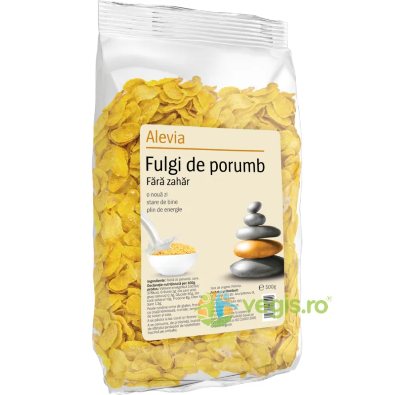 Fulgi de Porumb Fara Zahar 500g ALEVIA — preț și oferte