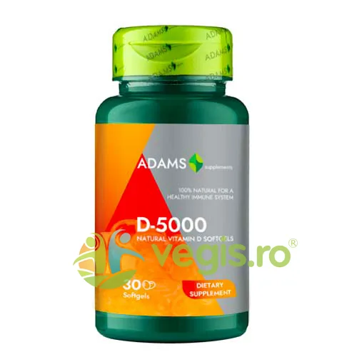 Vitamina D 5000 30cps moi ADAMS VISION — preț și oferte