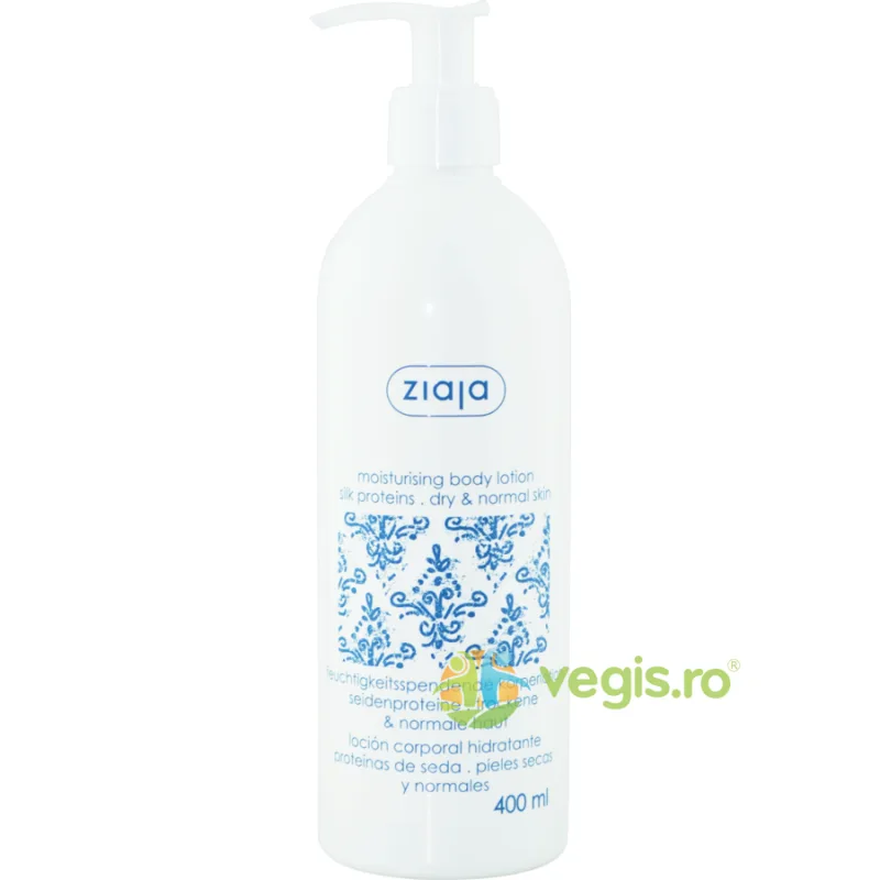 Lotiune de Corp Hidratanta cu Proteine din Matase 400ml ZIAJA — preț și oferte