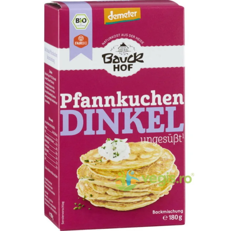 Mix de Faina pentru Clatite din Spelta Demeter Ecologica/Bio 180g BAUCKHOF — preț și oferte
