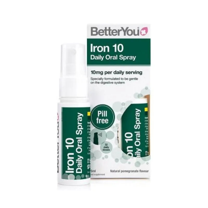 Spray oral cu fier, 10mg, 25ml, BetterYou BETTER YOU — preț și oferte