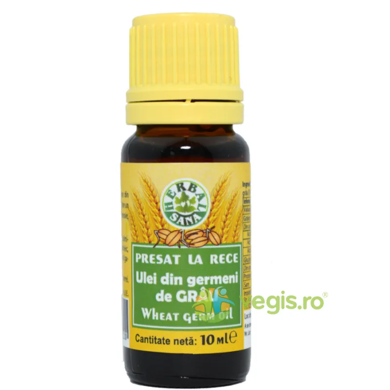 Ulei din Germeni de Grau Presat la Rece 10ml Herbavit — preț și oferte