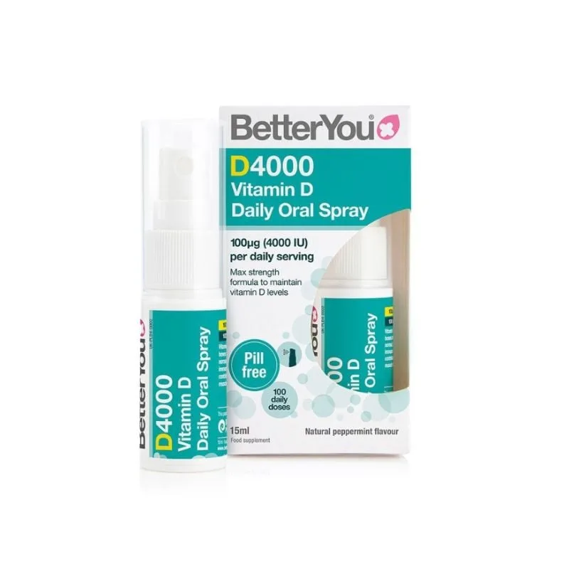Spray oral cu vitamina D, 4000UI, 15ml, BetterYou BETTER YOU — preț și oferte