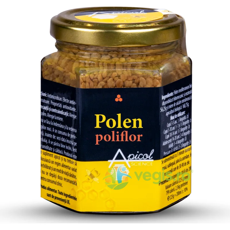 Polen uscat Poliflor 120g APICOLSCIENCE — preț și oferte