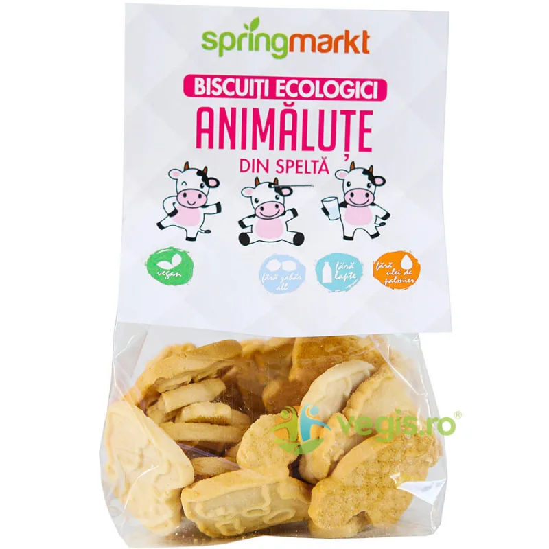 Biscuiti din Spelta Animalute Ecologici/Bio 100g springmarkt — preț și oferte