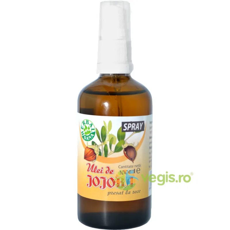 Ulei de Jojoba Presat la Rece Spray 100ml Herbavit — preț și oferte