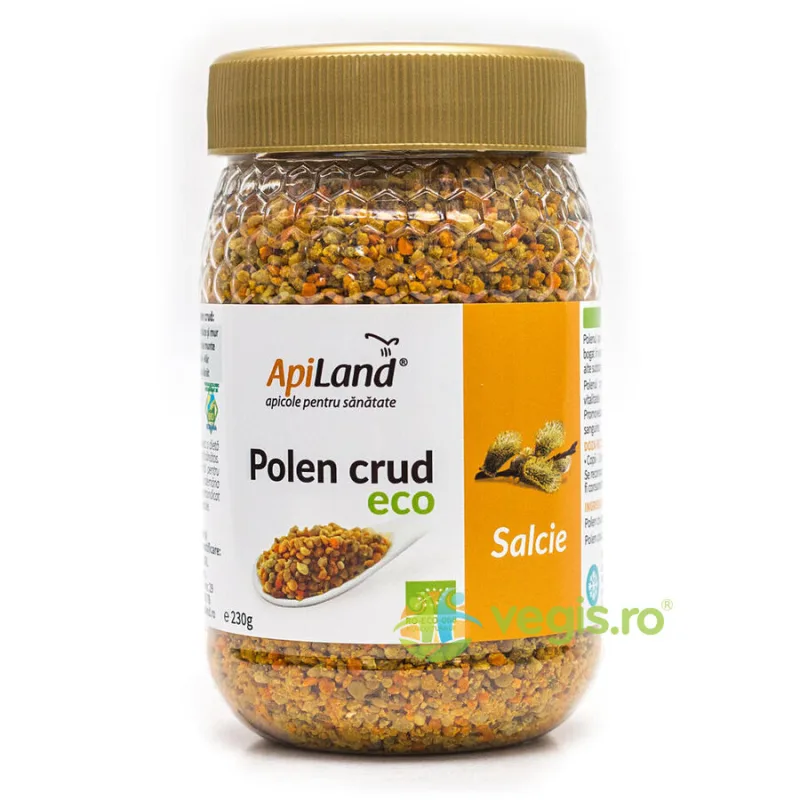Polen Crud de Salcie Ecologic/Bio 230g APILAND — preț și oferte