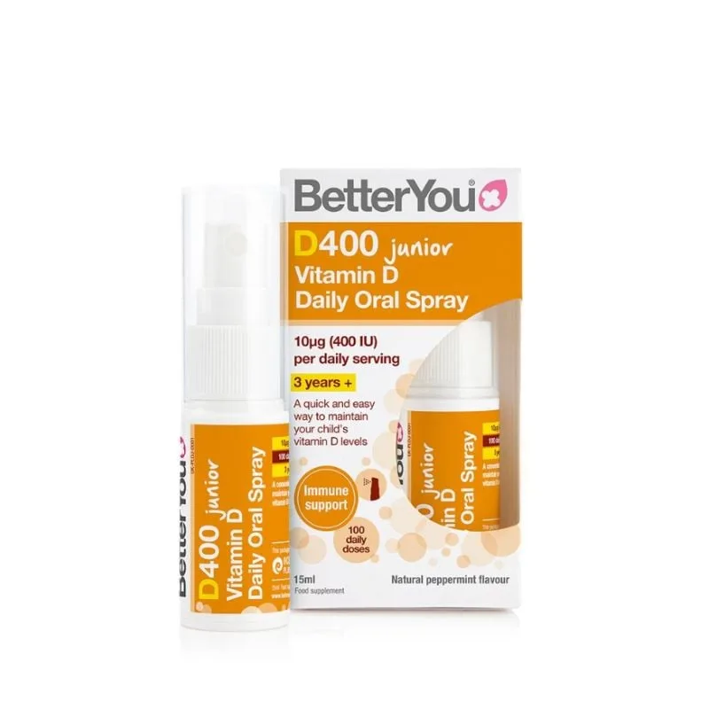 Spray oral cu vitamina D Junior, 400UI, 15ml, BetterYou BETTER YOU — preț și oferte
