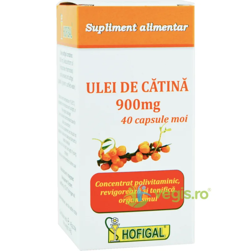 Ulei de Catina 900mg 40cps moi HOFIGAL — preț și oferte