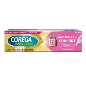 Crema adeziva pentru proteza dentara Corega Power Max, 40 g, Haleon