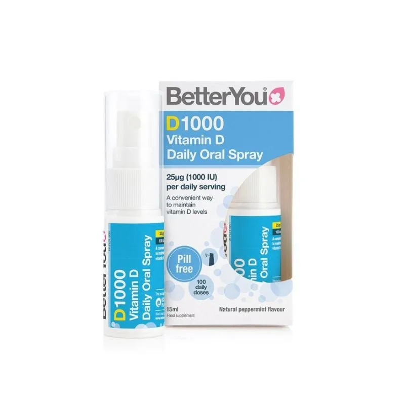 Spray oral cu vitamina D, 1000UI, 15ml, BetterYou BETTER YOU — preț și oferte
