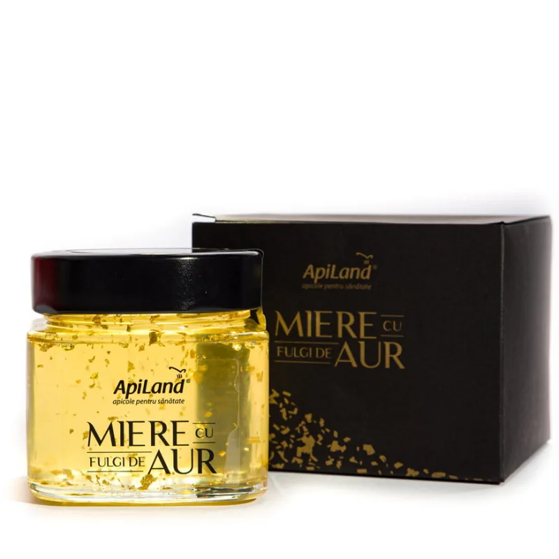 Miere de Salcam cu Fulgi de Aur 300g APILAND — preț și oferte