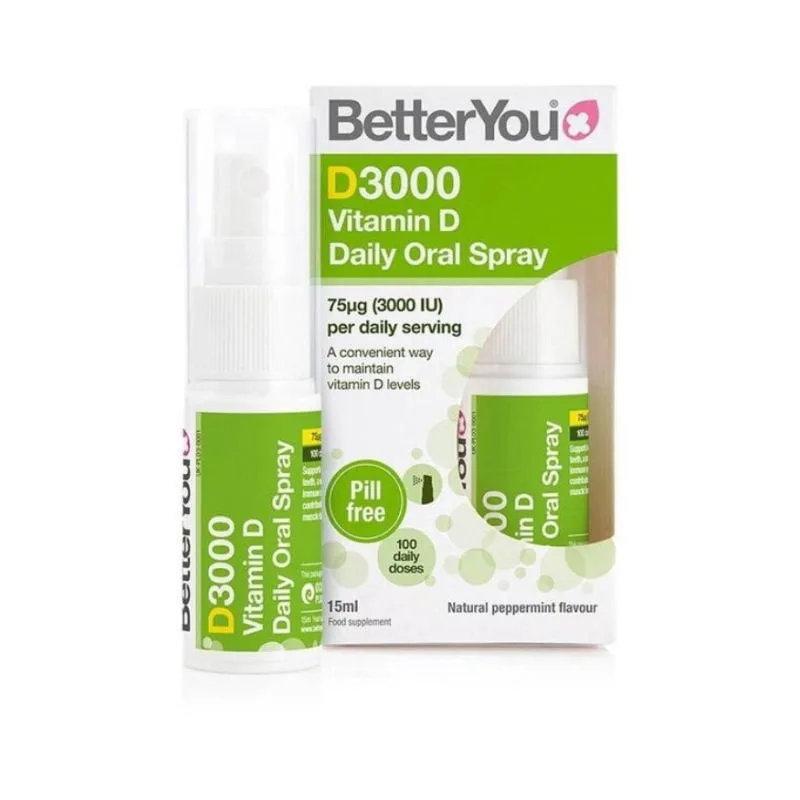 Spray oral cu vitamina D, 3000UI, 15ml, BetterYou BETTER YOU — preț și oferte