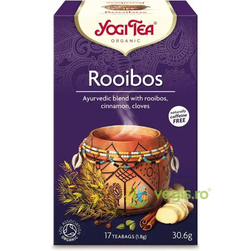 Ceai Rooibos Ecologic/Bio 17dz 30.6g YOGI TEA — preț și oferte